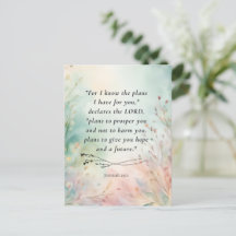 Versículo Personalizável Jeremias 29:11 da Bíblia