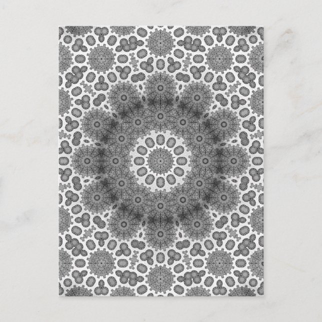 cartão postal vertical mandala mágico (Frente)