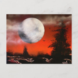 Cartão Postal Véspera de Hallow