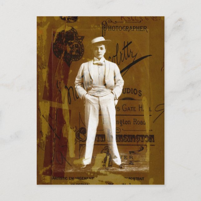 Cartão Postal Vesta Tilley (Frente)