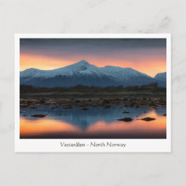 Cartão Postal Vesteralen Norway Sunrise