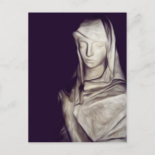Cartão Postal vestida em triste