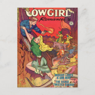 Cartão Postal Vestida Verde