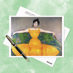 Cartão Postal Vestido Amarelo Maxwell Kurzweil