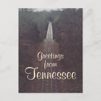 Cartão Postal VESTÍGIOS DA Fotografia da ferrovia TENNESSEE | Po
