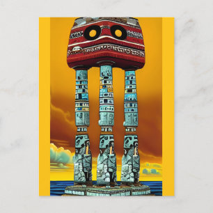 Cartão Postal Vestir-O - Ken Gage Surreal Art