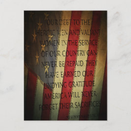 Cartão Postal Veteranos Dia Harry S. Truman