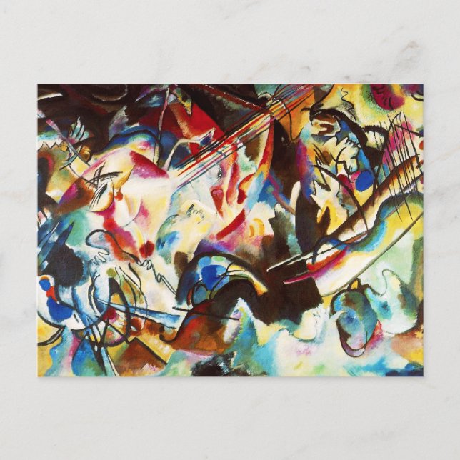 Cartão postal VI da Composição Kandinsky (Frente)