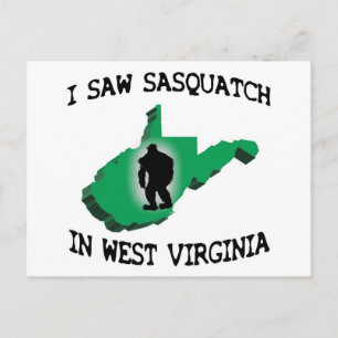 Cartão Postal Vi Sasquatch Na Virgínia Ocidental