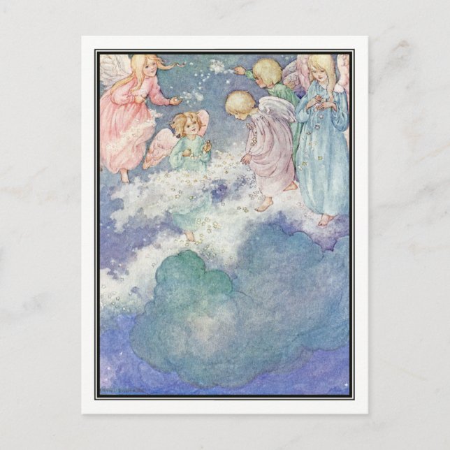 Cartão Postal Via Látea por Anne Anderson (Frente)