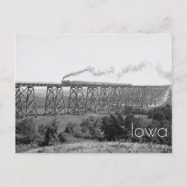 Cartão Postal Viaduto da ferrovia de Chicago e do Noroeste