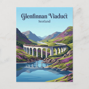 Cartão Postal Viaduto Glenfinnan Escócia