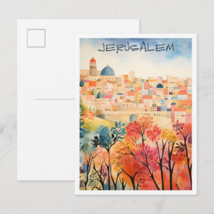 Cartão Postal Viagem a Jerusalém