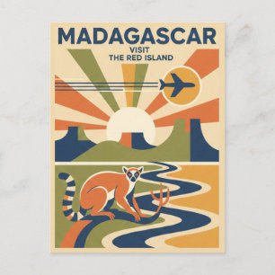 Cartão Postal Viagem a Madagascar