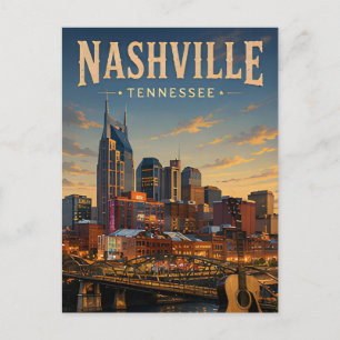 Cartão Postal Viagem a Nashville Ritmo Sulista