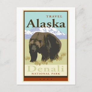 Cartão Postal Viagem Alaska