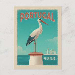 Cartão Postal Viagem Antiga Alentejo Portugal