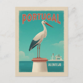 Cartão Postal Viagem Antiga Alentejo Portugal