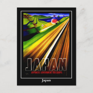Cartão Postal Viagem Antiga Japão