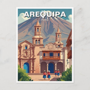 Cartão Postal Viagem ao Arequipa Peru