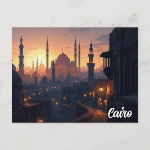Cartão Postal Viagem ao Cairo Egito
