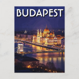Cartão Postal Viagem ao Edifício do Parlamento da Hungria em Bud