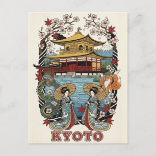 Cartão Postal Viagem ao Japão Quioto