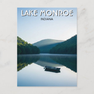 Cartão Postal Viagem ao Lago Monroe em Indiana
