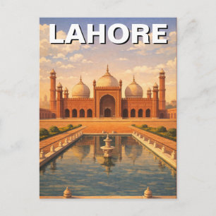 Cartão Postal Viagem ao Lahore Paquistão