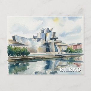 Cartão Postal Viagem ao Museu Guggenheim de Bilbao