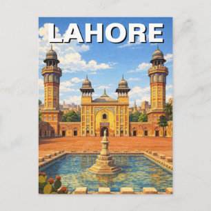 Cartão Postal Viagem ao Paquistão Lahore