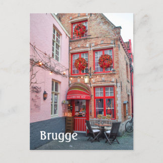 Cartão Postal Viagem Brugge Belgium