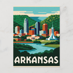 Cartão Postal Viagem Cênica à Vida Selvagem Ozark Arkansas EUA �