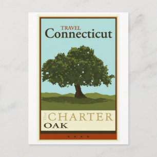 Cartão Postal Viagem Connecticut