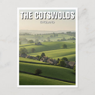 Cartão Postal Viagem da Inglaterra de Cotswolds