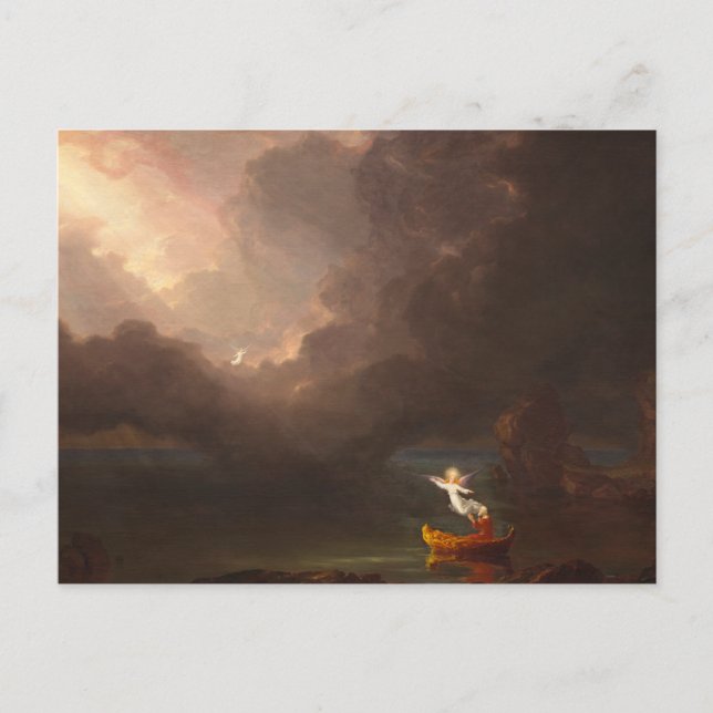 Cartão Postal Viagem da vida de Thomas Cole, 1842 (Frente)