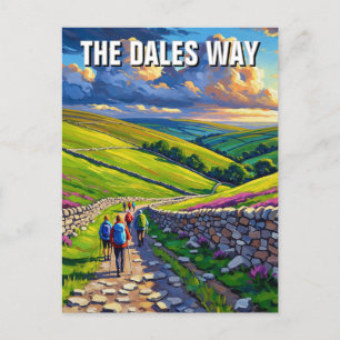 Cartão Postal Viagem Dales Way England