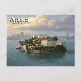 Cartão Postal Viagem de Alcatraz San Francisco