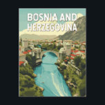 Cartão Postal Viagem de arte da Bósnia e Herzegovina<br><div class="desc">Design de trabalho de arte vetor da Bósnia e Herzegovina. A Bósnia e Herzegovina,  uma joia escondida nos Balcãs,  é conhecida pelas suas cidades históricas,  paisagens atordoantes e rico patrimônio cultural</div>