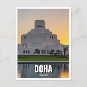 Cartão Postal Viagem de Arte Islâmica do Museu Qatar de Doha