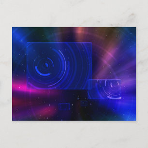 Cartão Postal Viagem de espaço