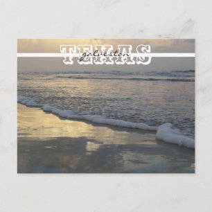 Cartão Postal Viagem de Galveston Beach