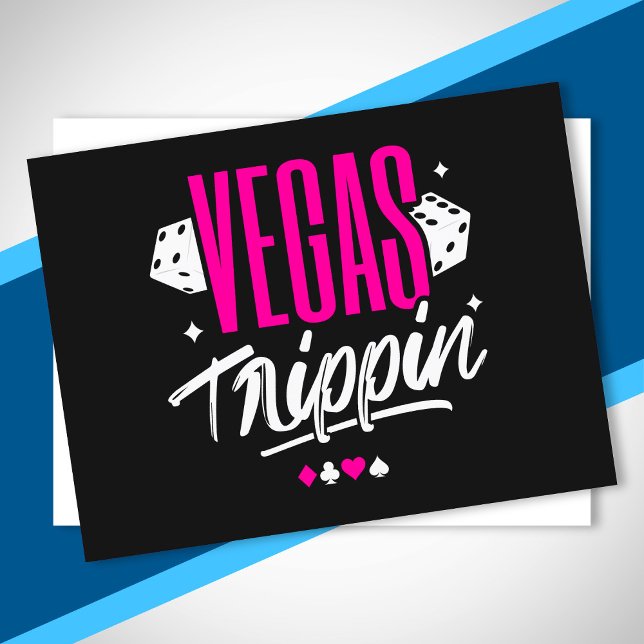 Cartão Postal Viagem de Garotas em Vegas - Aniversário em Vegas  (Criador carregado)