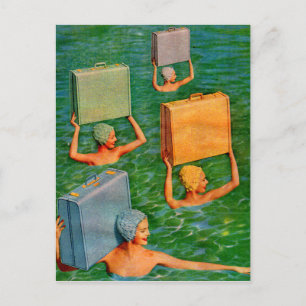 Cartão Postal viagem de mar sincronizado