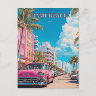 Cartão Postal Viagem de Miami Beach USA