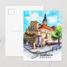 Viagem de pintura por aquarela Polônia Swidnica