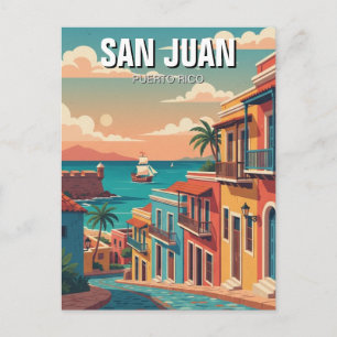 Cartão Postal Viagem de San Juan Porto Rico