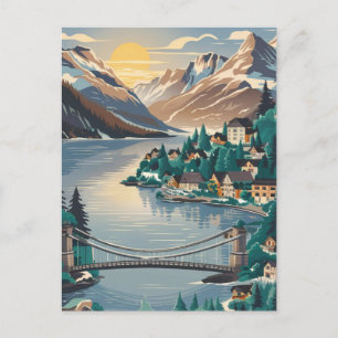 Cartão Postal Viagem de Suiça de  de intervalo