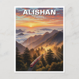 Cartão Postal Viagem de Taiwan no Reino Unido