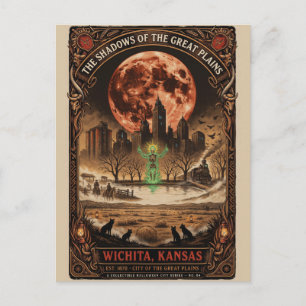Cartão Postal Viagem de Terror pelo Wichita Assombrado, Kansas V